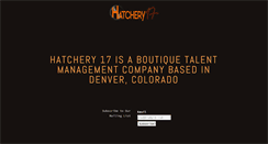 Desktop Screenshot of hatchery17.com